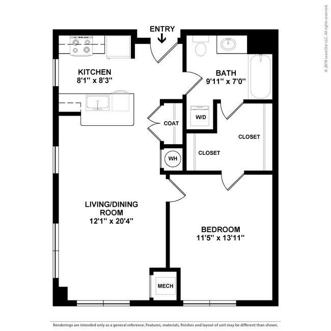 Floorplan - Snowden Creek Apartments, 62+