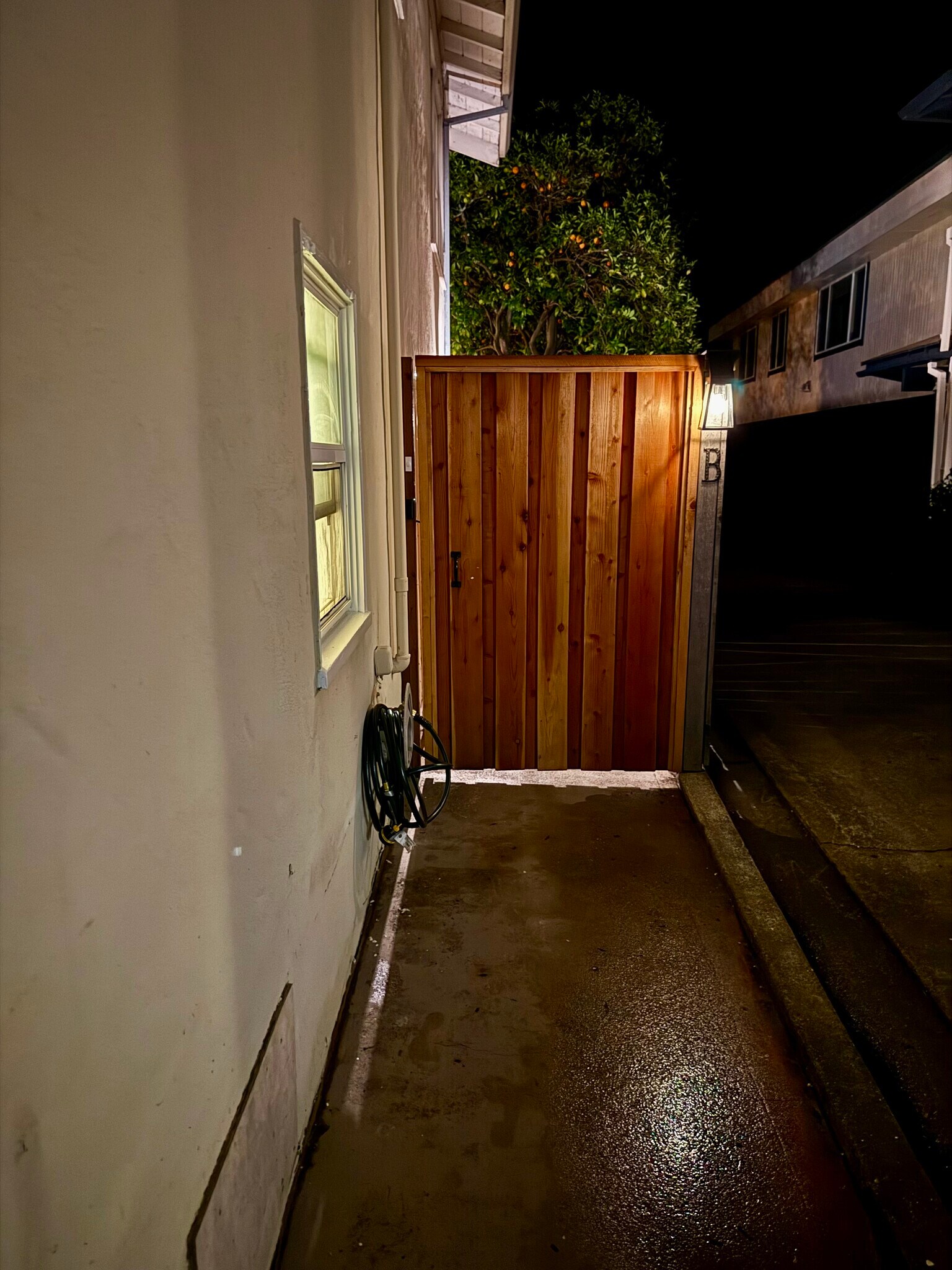 Private entrance with locking gate - 211 West End Ave