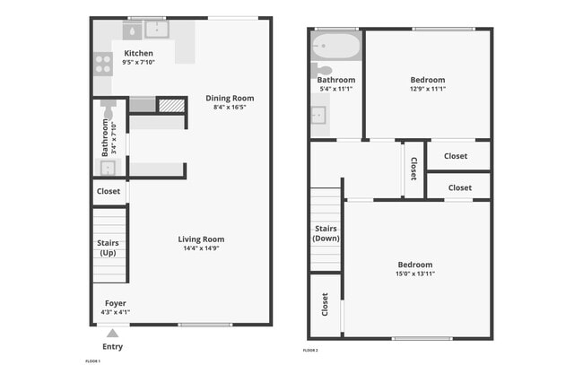 Building Photo - 2 Story 2bd/1.5ba  Townhouse near Commute ...