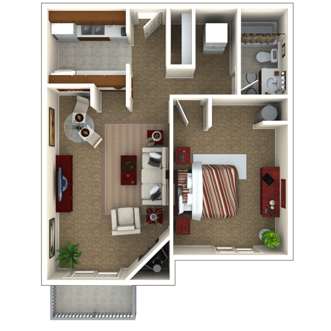 Floorplan - Eagles Landing Apartments