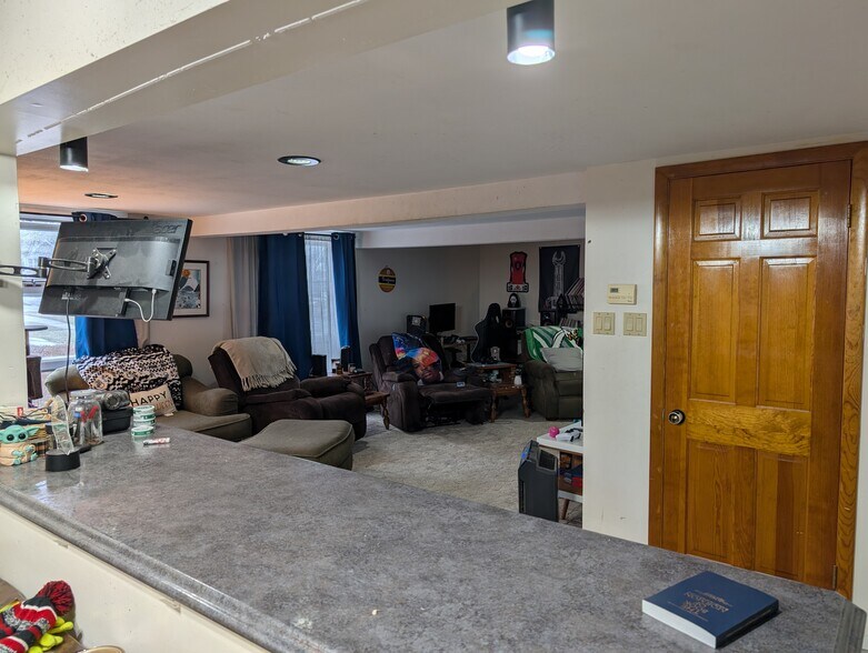 View of Livingroom from kitchen - 123 W Mohawk St