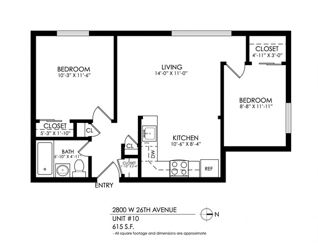 Floorplan - 2800 W 26th