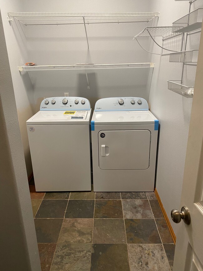 laundry room is off the kitchen between the kitchen and the garage - 20637 Honeysuckle Ln