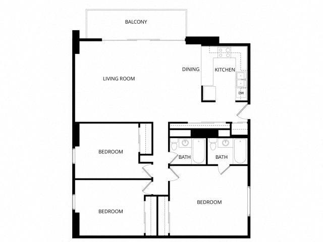 Floorplan - Capitol Towers