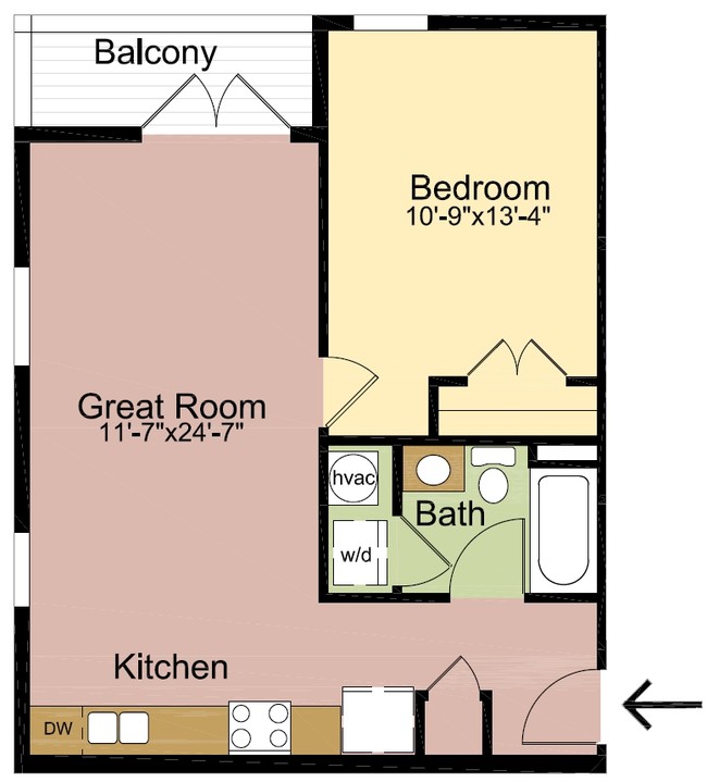 Floorplan - Park Edge Apartments