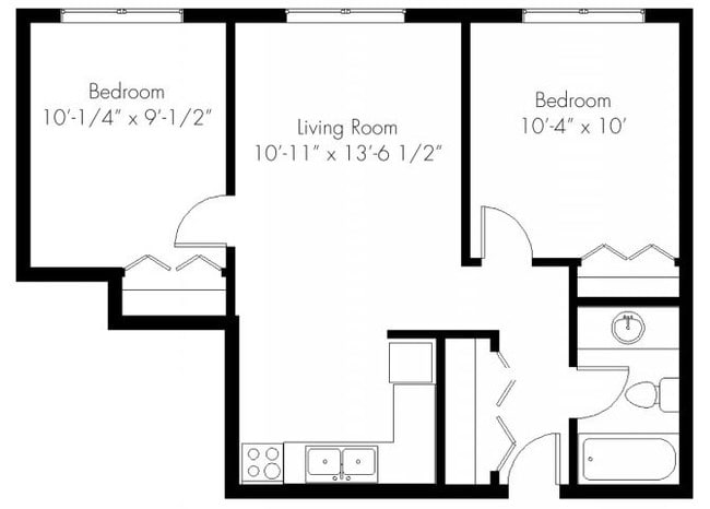 Floorplan - Castle Apartment Homes
