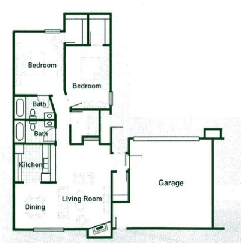 2BR/2BA - Willow Lakes Apartments