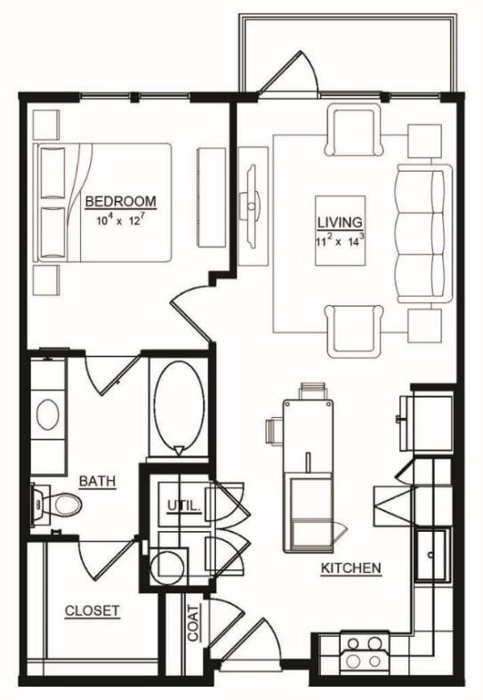 Floorplan - Mystique at University Heights