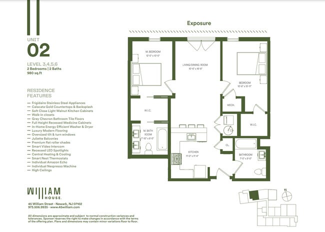 Floorplan - The William House