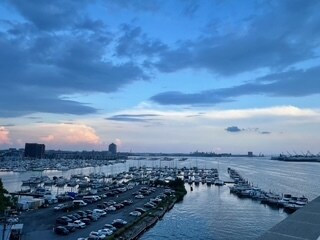 View from the terrace at sunset. - 1000 Fell St