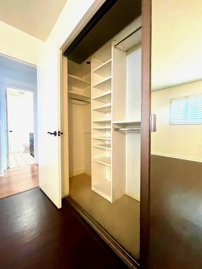 Custom California Closet. Exact same set up on the other side. - 1325 Wellesley Ave