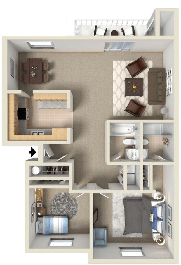 Floorplan - Woodspring Apt