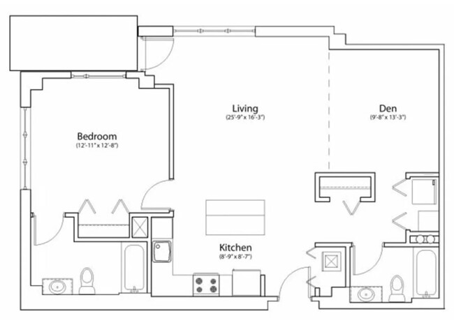 Floorplan - The Morgan at Loyola Station