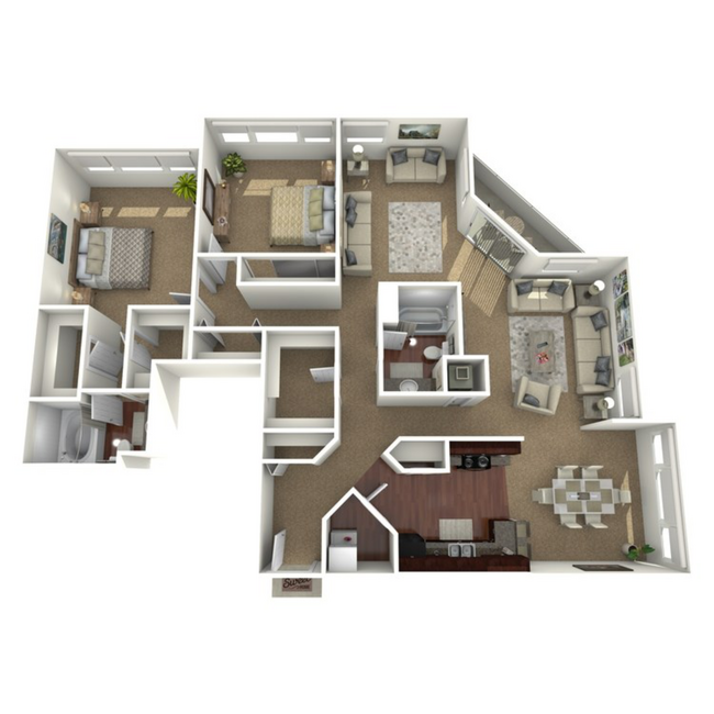 Floorplan - The Enclave at 1550