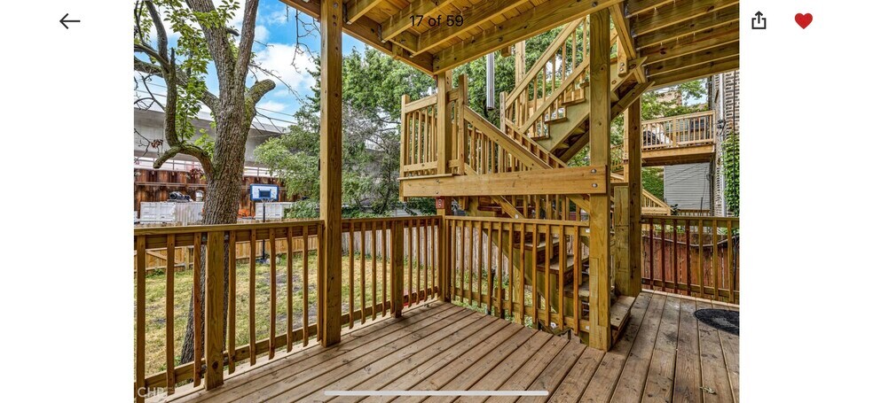 Back porch - 5638 N Winthrop Ave