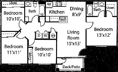 4BR/2BA - Boulder Creek