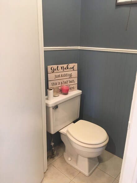 1st floor half bathroom - 31 Linwood Ave