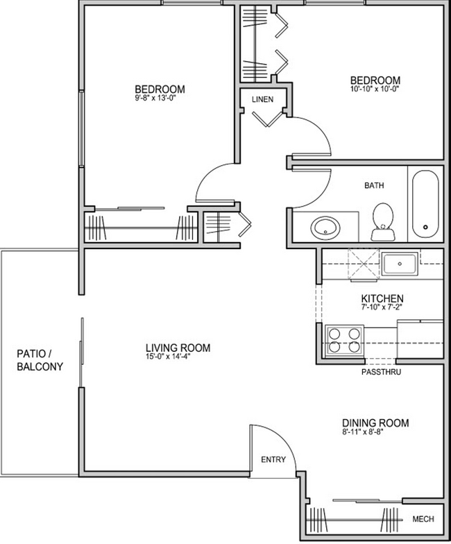 Floorplan - Perrine Pointe