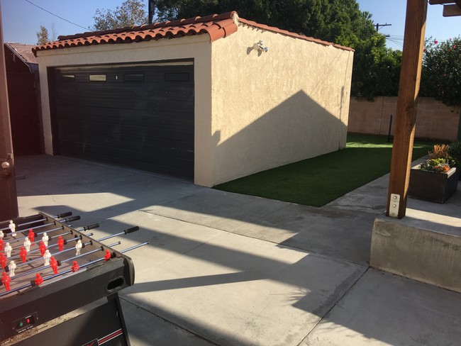 Garage and back yard - 6155 W 75th Pl