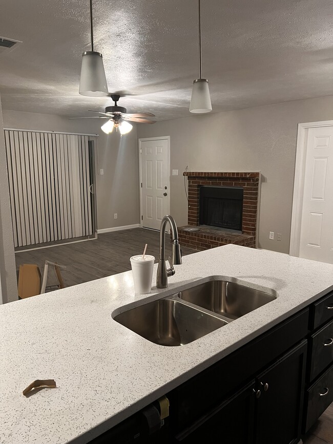 View From Kitchen to Living - 535 Bluebird Ln