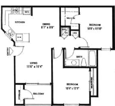2BR/1BA - Oasis at Mesa Palms Retirement Community
