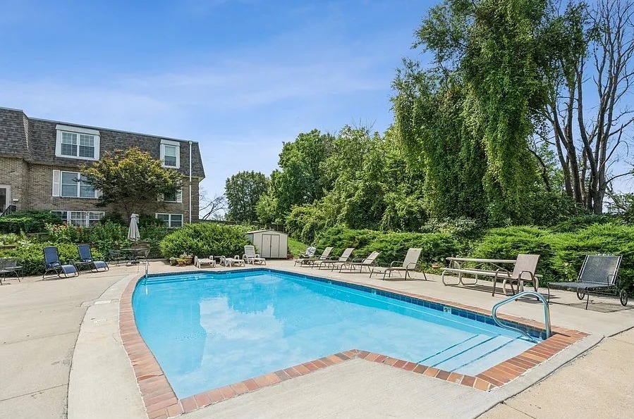 pool with fence - 1100 E 6th St