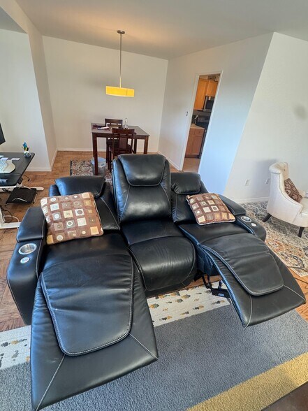 Sofa with two recliners - 5410 Connecticut Ave NW