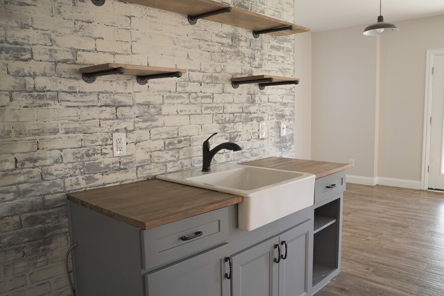 Basement Kitchenette, With Space for Fridge or Table (9x6) - 393 Hays Blvd