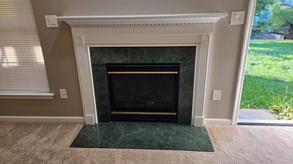 Gas Fireplace with Blower - 9443 Birchwood Ln