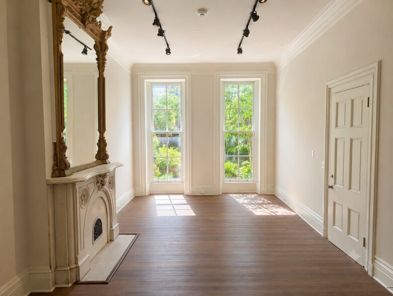 Historic Parlor Living Space - 923 N Calvert St