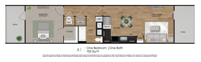 A1 floor plan Gateway to Gruene - Gateway to Gruene