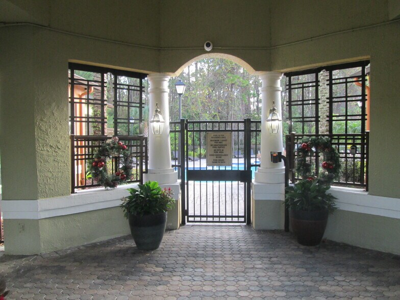 Secured Entrance To Pool Area - 802 Crest Pines Dr