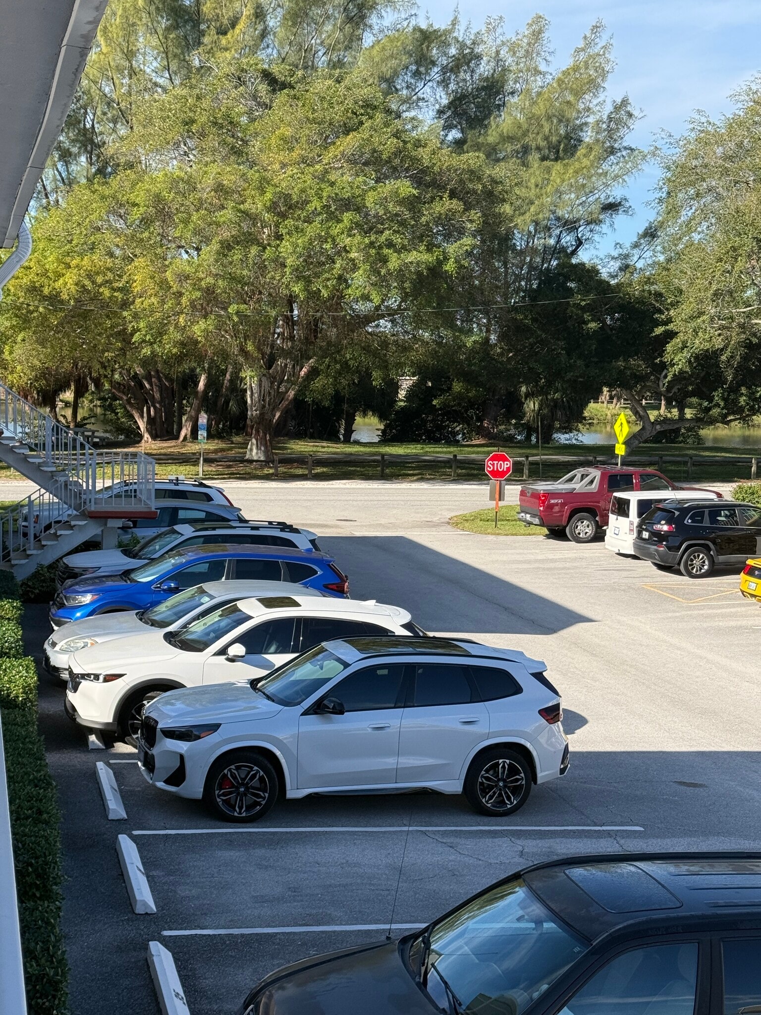 View from front door to Lake Osborne Park across the street - 2960 Lake Osborne Dr