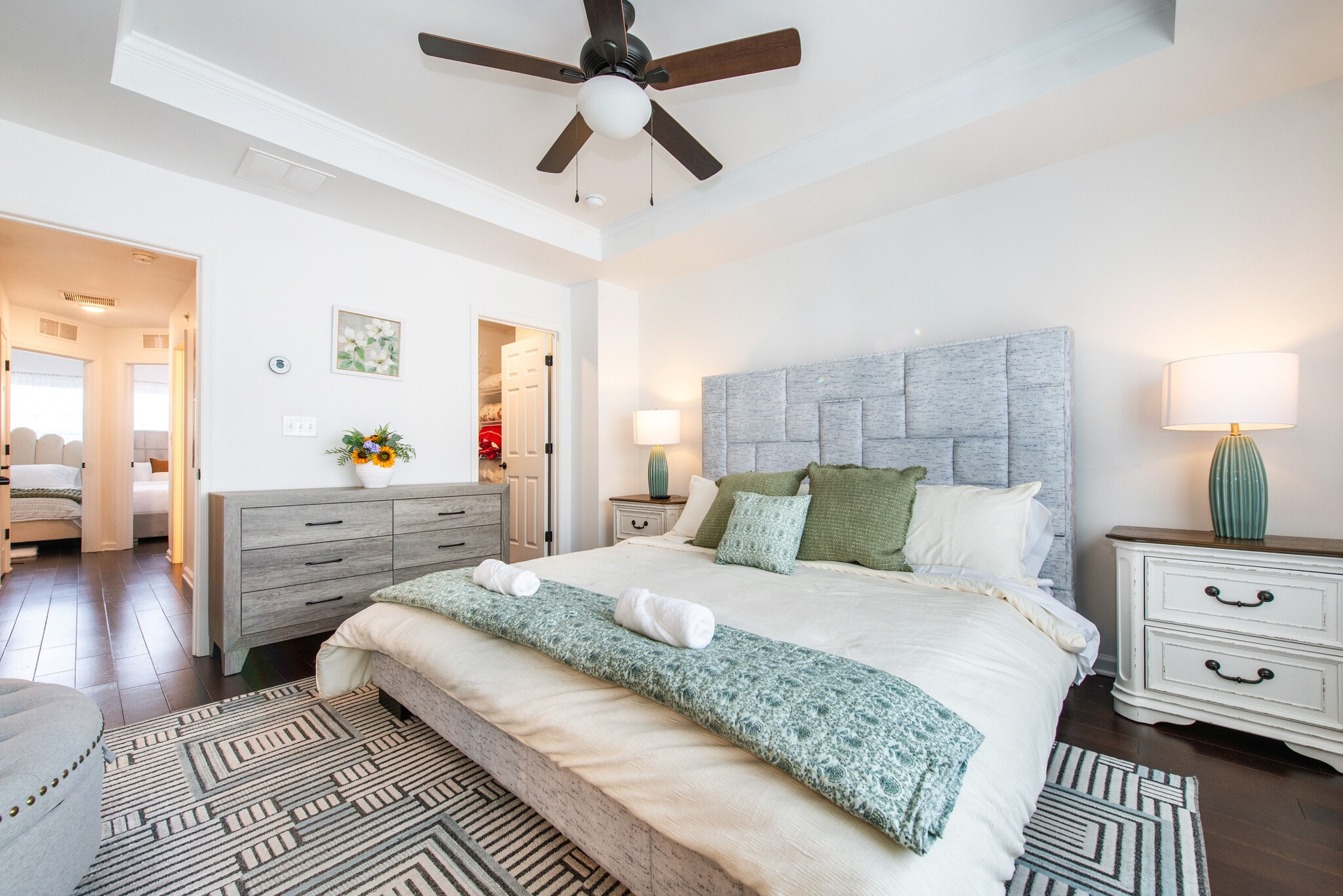 Master Bedroom with TV - 33 Landmark Ln