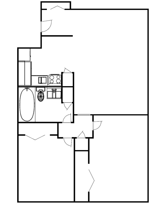 2BR/1BA - Parkside Senior Apartments