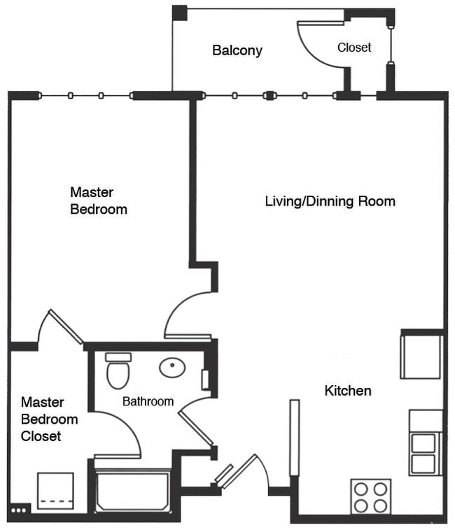 1 Bedroom, 1 Bathroom - Thomas Place Gurnee