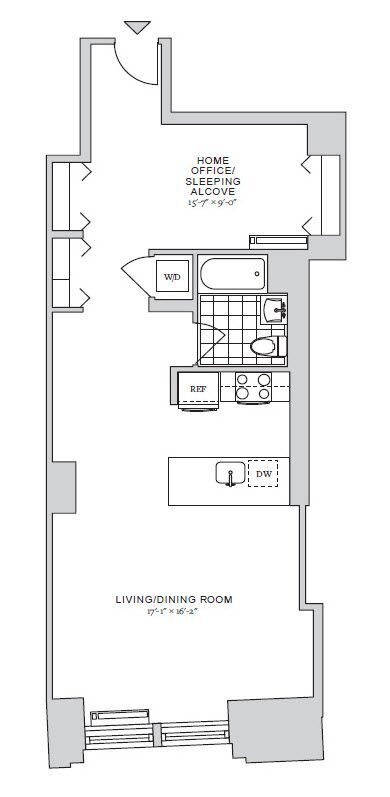 Floorplan - 70 Pine Apartments