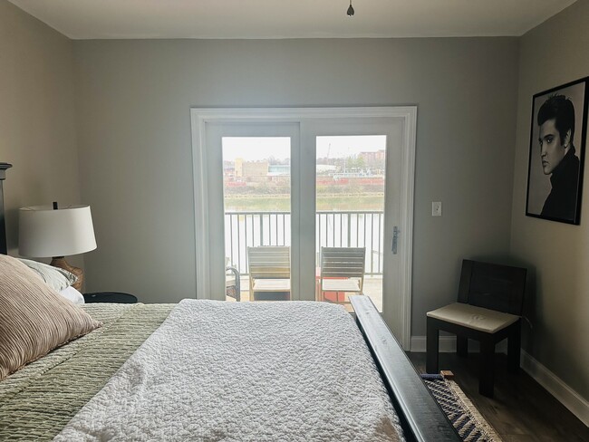 Open view of the river from master bedroom - 3001 River Towne Way