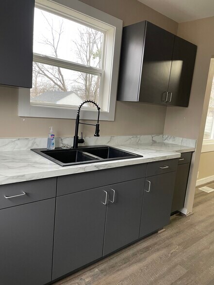 Updated kitchen with appliances - 592 E Montcalm St