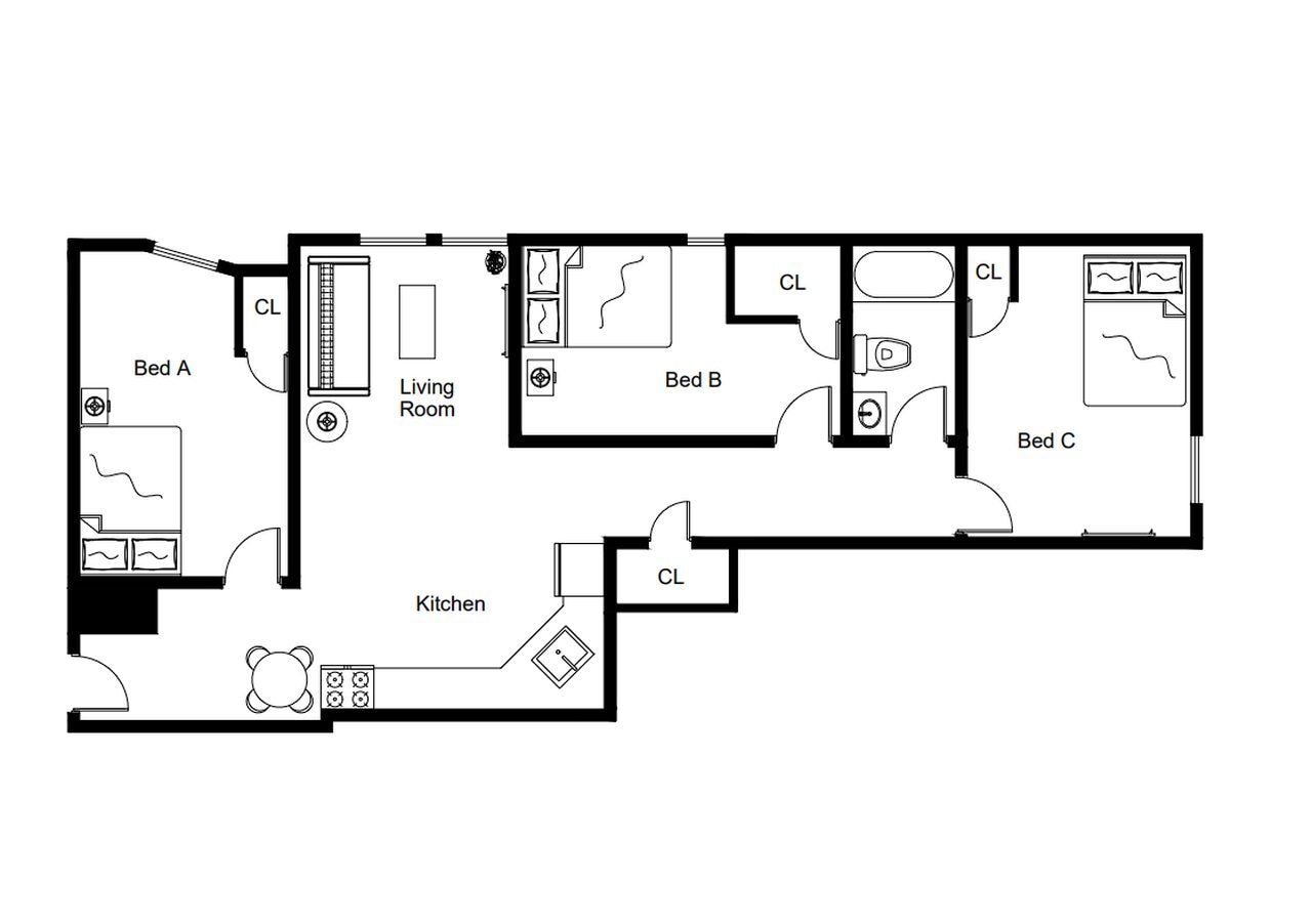 Building Photo - Private bedroom in 3 bed/1 bath Home