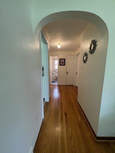 Hallway between living room and bedrooms - 1453 Woodbine St