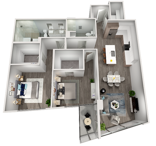 C4 Ashlyn 1424 sq ft - Aspire Post Oak
