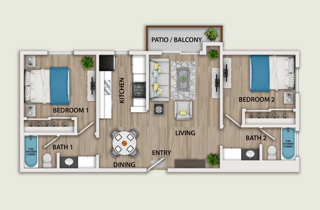 Floorplan - Terraces at Tarzana