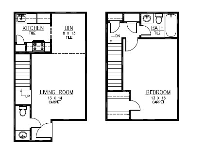1BR/1.5BA - Terrytown Village