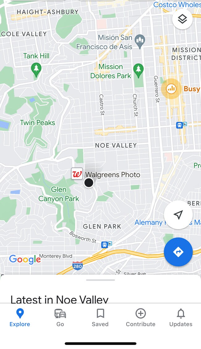 Location - 5320 Diamond Heights Blvd