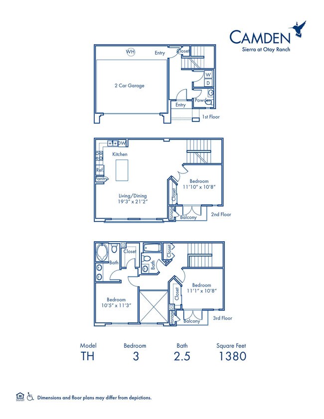 Floorplan - Camden Sierra at Otay Ranch