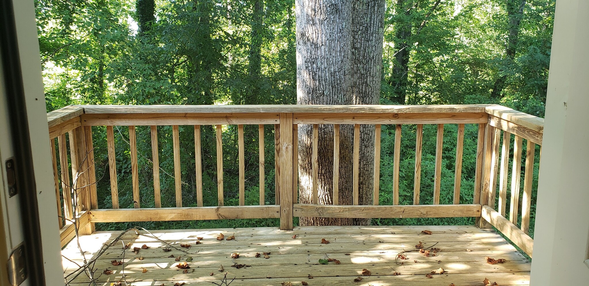Private back deck - 1360 Shipley church rd