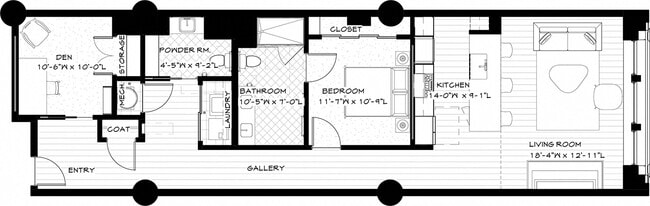 Floorplan - Residences at Halle