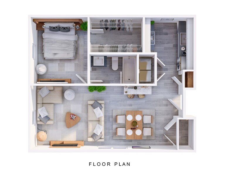 Floorplan Rendering - Maple on Melody