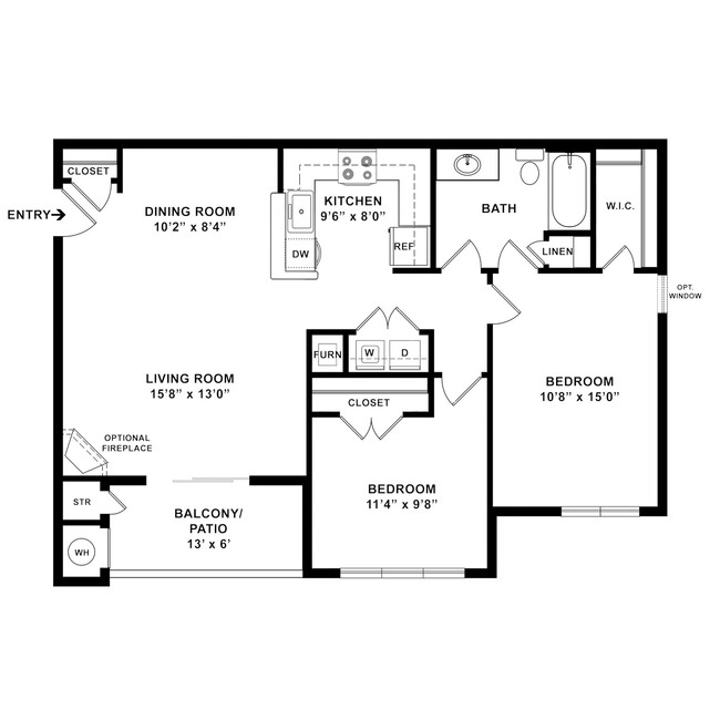 Floorplan - The Elms at Montjoy